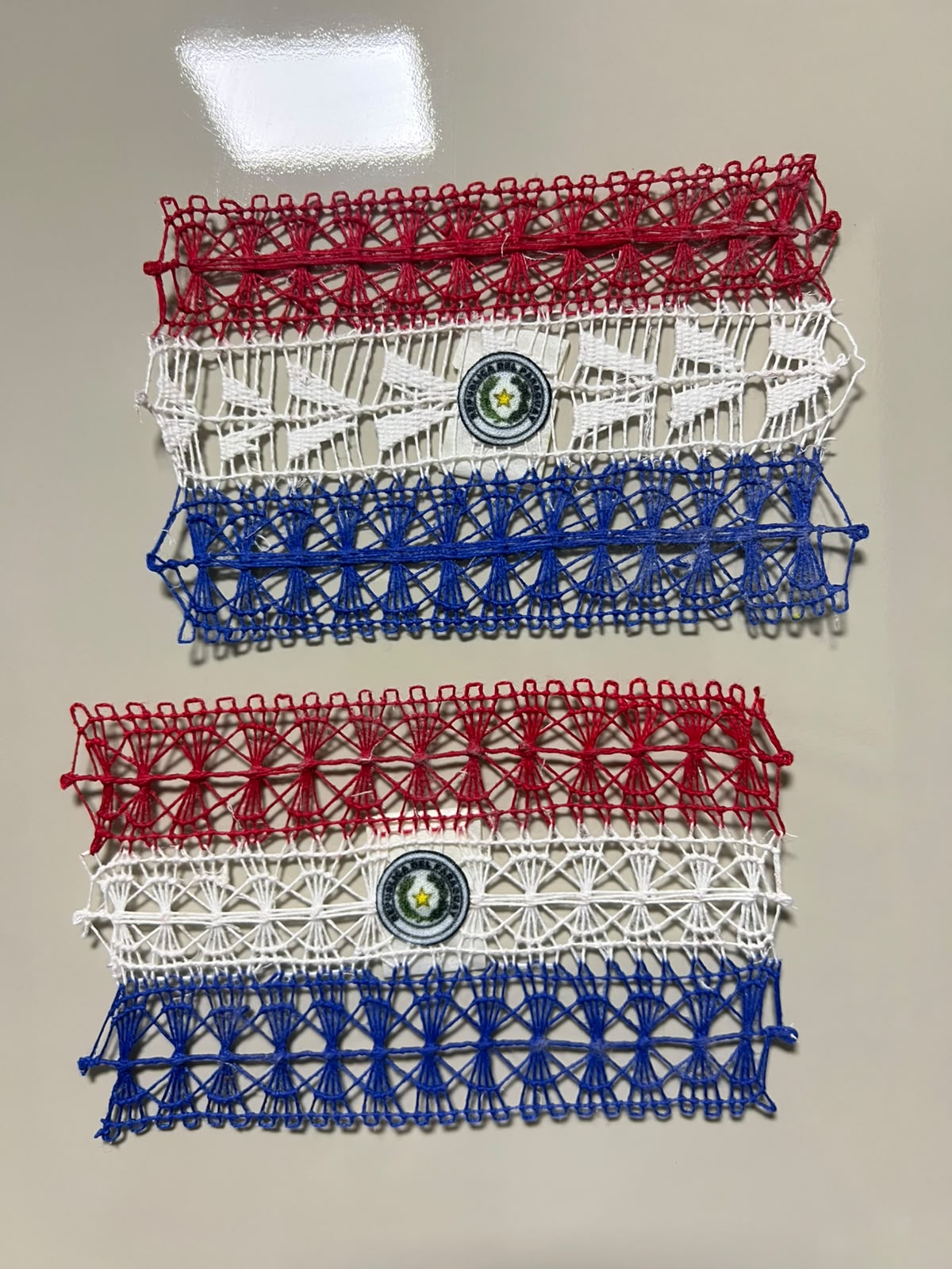 Bandera en Ñanduti