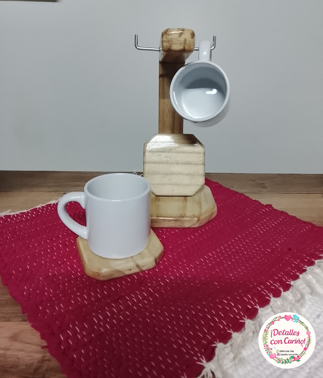 Soporte para tazas con pires